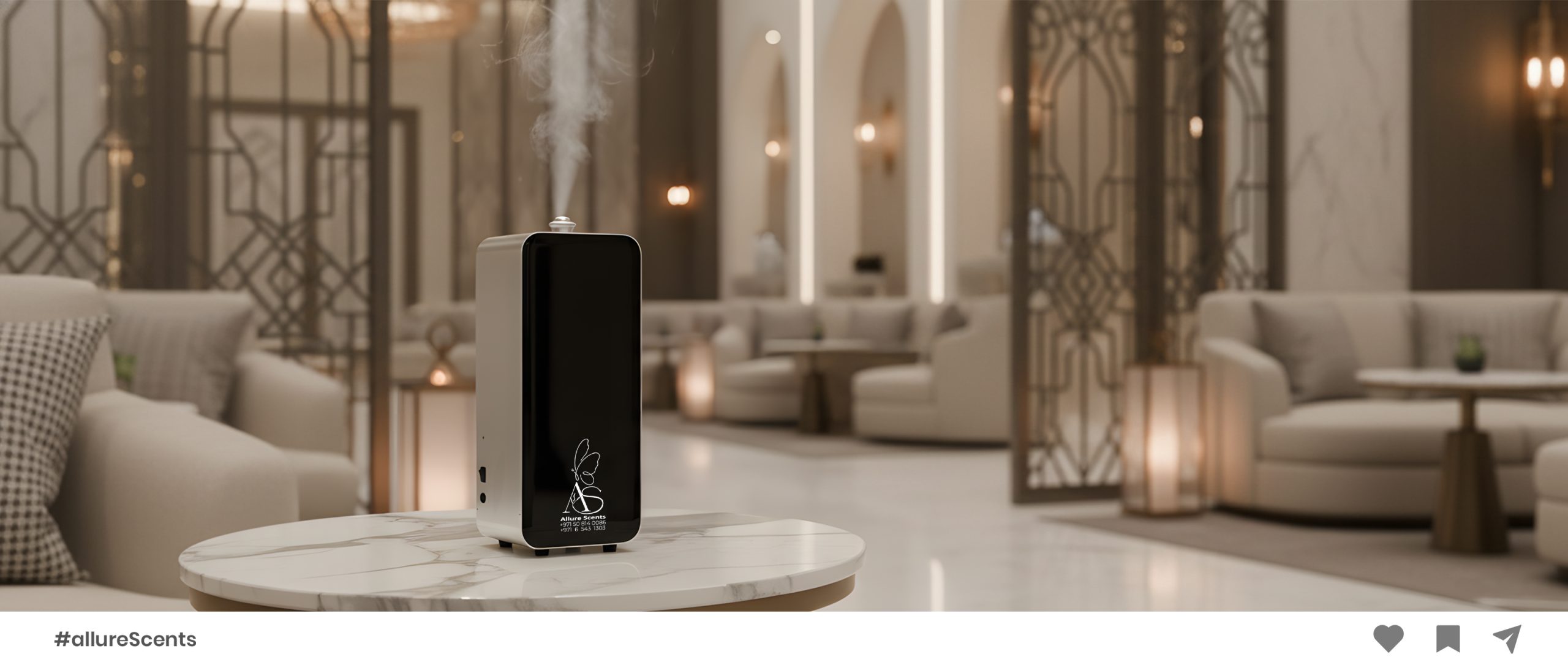 hotel scenting Dubai luxury hotel lobby ambiance